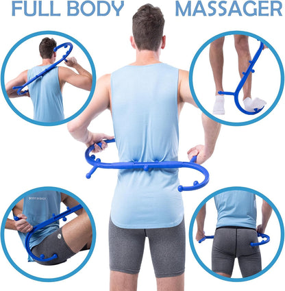 Body Back Buddy Classic Back Massager & Neck Massager for Pain Relief Black
