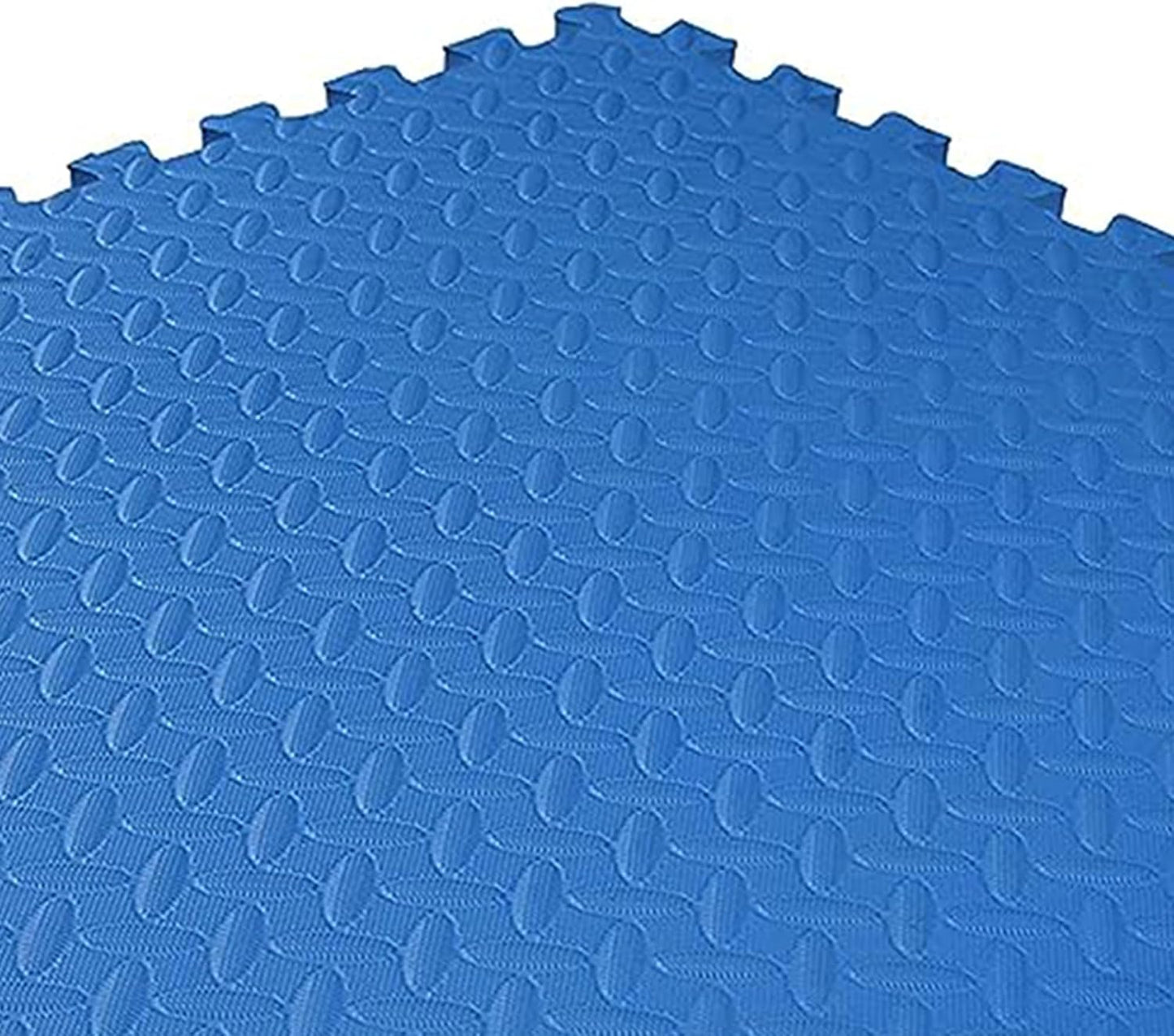 BalanceFrom Puzzle Exercise Mat 1/2" Thick, EVA Interlocking Foam Floor | Tiles for Home Gym, Mat for Home Workout Equipment, Floor Padding for Kids, Black, 24 in x 24 in x 1/2 in, 144 Sq Ft-36 Tiles