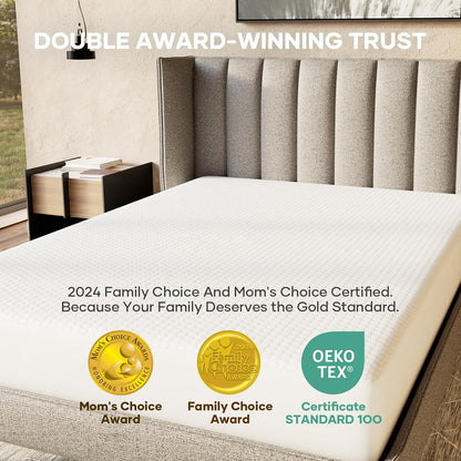 OhGeni 100% Waterproof Mattress Protector,Queen Size Premium Bamboo Mattress Pad,Pet Hair & Bedwetting Resistant,Cooling Breathable Fitted Sheets,Washable Bed Cover,Non-Slip Deep Pocket for Bedroom