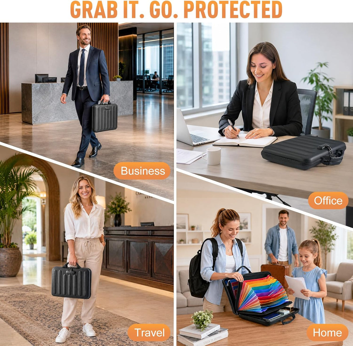 Hard-Shell Fireproof Document Box, UL94 VTM-0 Certified