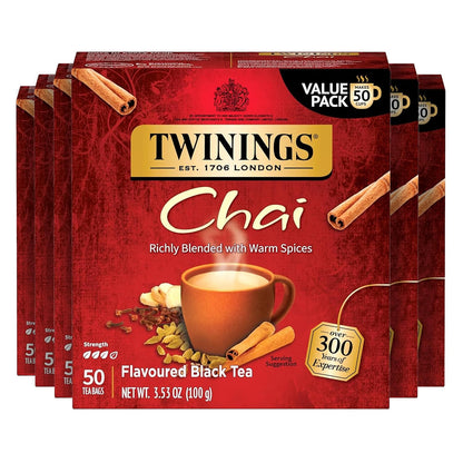 Twinings Pure Camomile Herbal Tea Individually Wrapped Bags, 100 Count (Pack of 1), Delicate for Pure Relaxation, Naturally Caffeine-Free, Enjoy Hot or Iced, 100 Teabags
