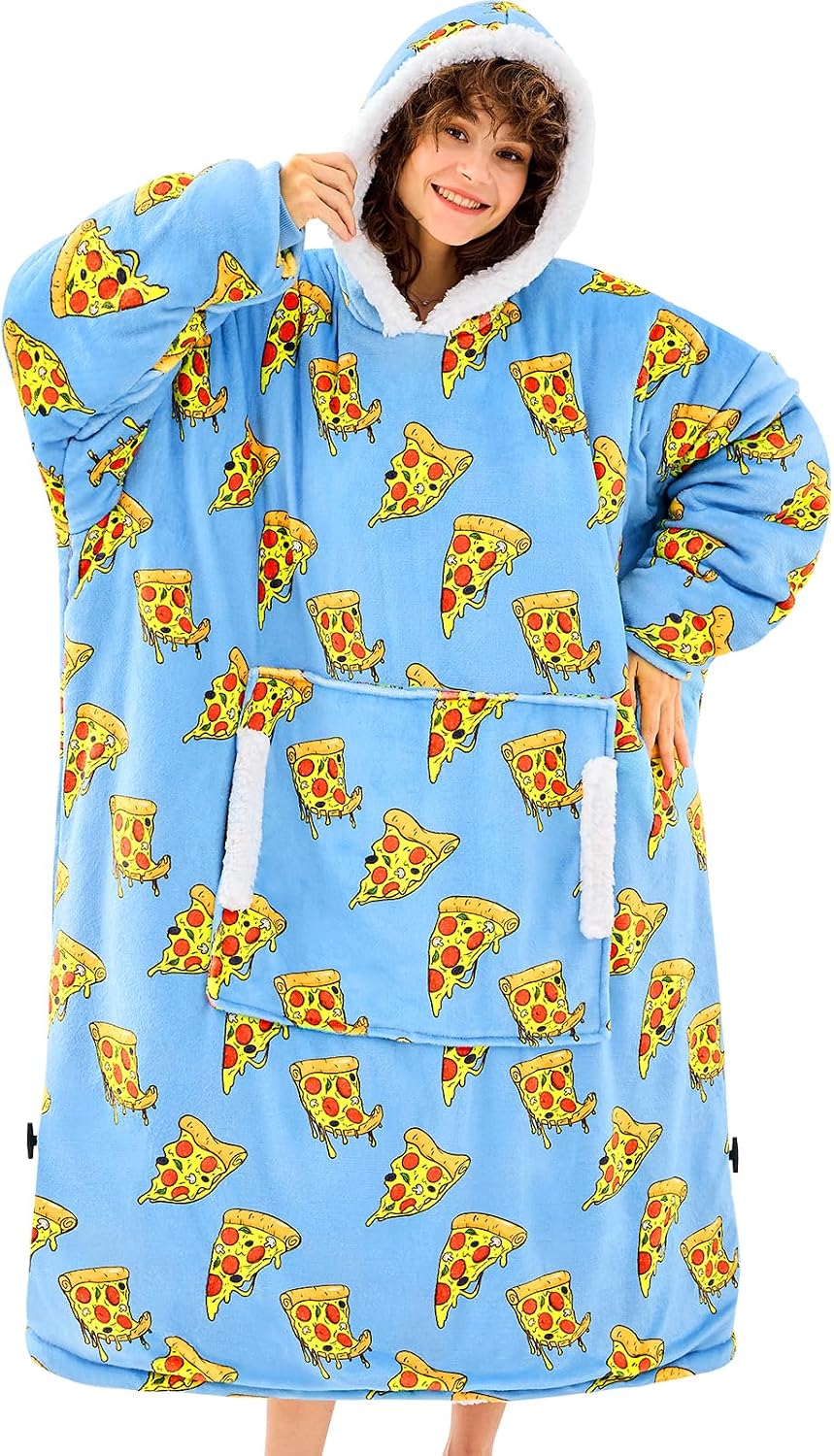 yescool Wearable Blanket Hoodie as Christmas Birthday Gifts for Women Mom - Colors A