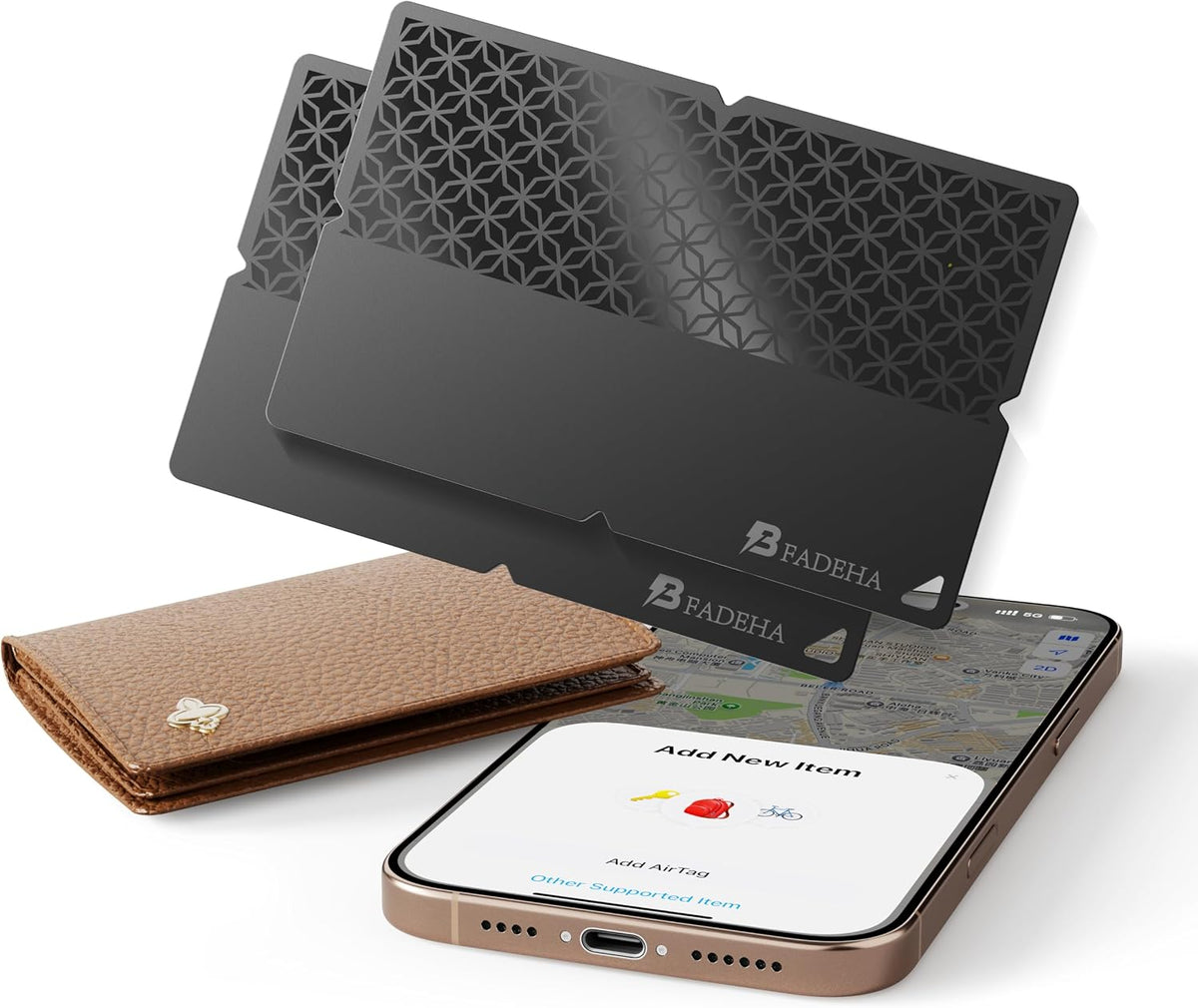 2026 Apple MFi Certified Wallet Tracker Smart Card for Find My
