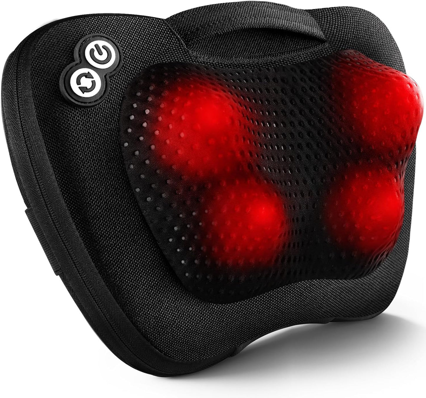 VIKTOR JURGEN Shiatsu Back Massager with Heat – Deep Tissue Massage for Neck, Shoulder, Back Pain Relief, Electric Kneading 3D Massage Pillow, Christmas for Men Women Dad Wife Mom Gifts (NOT Cordless)