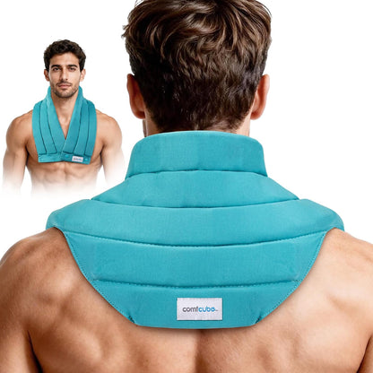 Neck Ice Pack Wrap for Cervical Pain, 2 Hours Long Lasting Cold