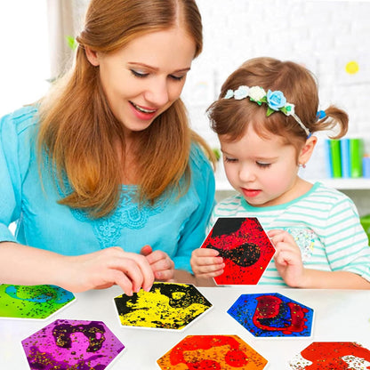 Onyoloy Sensory Soft Gel Liquid Toys - Hexagon Sensory Motion Fidget