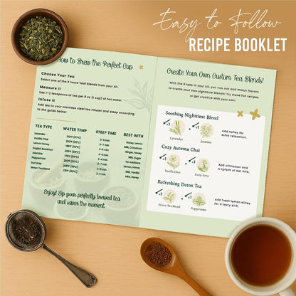 Tea Gift Set - Unique Gifts For Women and Men - Loose Leaf Tea Sampler Kit