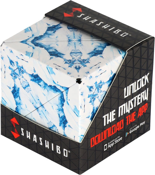 Shashibo Sensory Fidget Toy for Adults & Kids, Stress Relief Fidget Toy for Adults, Teens & Kids, Cool Fidget Toys for Desk, Classroom Must Have, Sensory Shape Shifting Cube, 100+ Possible Shapes - Colors A