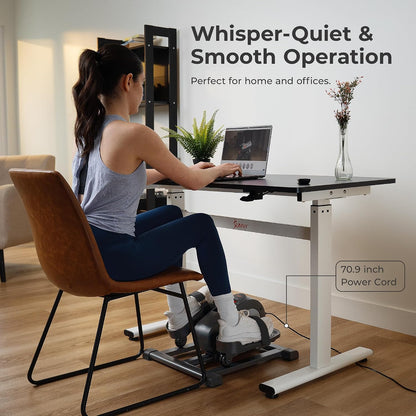 Sunny Health & Fitness Under Desk Pedal Elliptical Machine Leg Exerciser