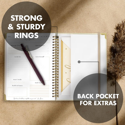 Beautiful To Do List Notebook - Aesthetic Undated ADHD Daily Planner Gift