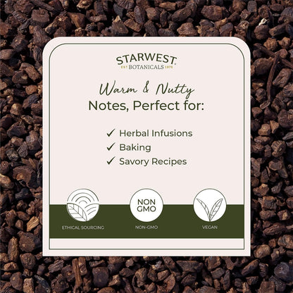 Starwest Botanicals Organic Raw Dandelion Root - Loose Leaf Herbal Tea, Cut & Sifted, Certified Kosher, Non-GMO, Caffeine-Free - Bulk 1 lb Bag