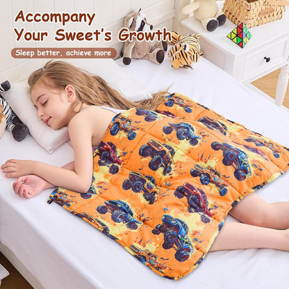 yescool Weighted Lap Pad 2 Pounds Weighted Lap Blanket, Space Plane Small Weighted Blanket, Weighted Throw Blanket Gifts for Travel Indoor Outdoor, 20"x30"