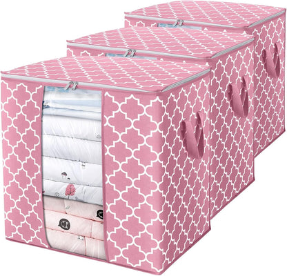 Storage Bags 3 Pack 100L Clothes Organization and Storage Containers