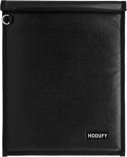 Faraday Bag (15 x 10 inches), Faraday Cage, Cell Phone Signal Jammer, Faraday Key Fob Protector, RFID Faraday Pouch Signal Blocker Anti-Theft Pouch, Anti-Hacking Case Blocker (Black)