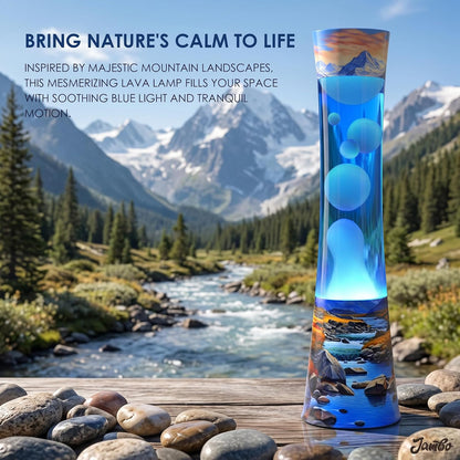JAMBO 15.5" The Upgraded Motion Lamp, Sunset Decal Motion Light, Beautiful Home Decor, Living Room Bedroom Lamp, Relaxing Nightlight for Teens, Kids & Adults