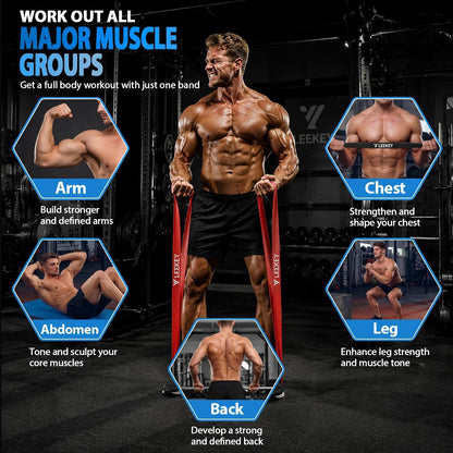 Resistance Bands for Pull Up Assist, Stretch Bands & Exercise Workout Set