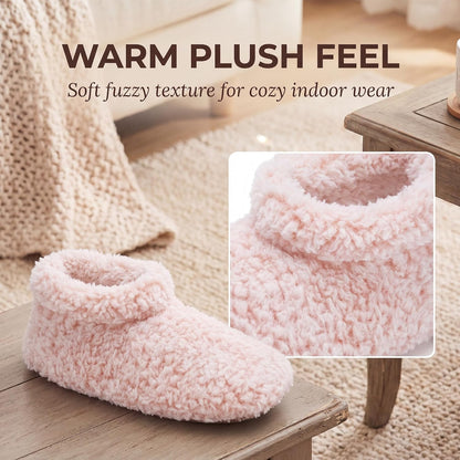 Cozylook Fuzzy Slippers for Women Indoor Soft Sole Slipper Socks