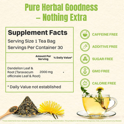 Hiihone Lemon Balm Tea Bags 20 Count – Pure & Natural Lemon Balm Tea, Caffeine-Free Herbal Tea, Calming & Soothing, Non-GMO, Fresh Citrusy Flavor