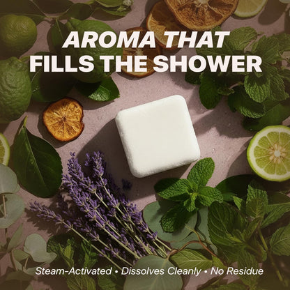 Shower Steamers Aromatherapy - USA Made with Natural Ingredients & Eucalyptus Essential Oil, Large Shower Bombs, Relaxation Spa Gifts for Women & Men, Unique Self Care Gifts