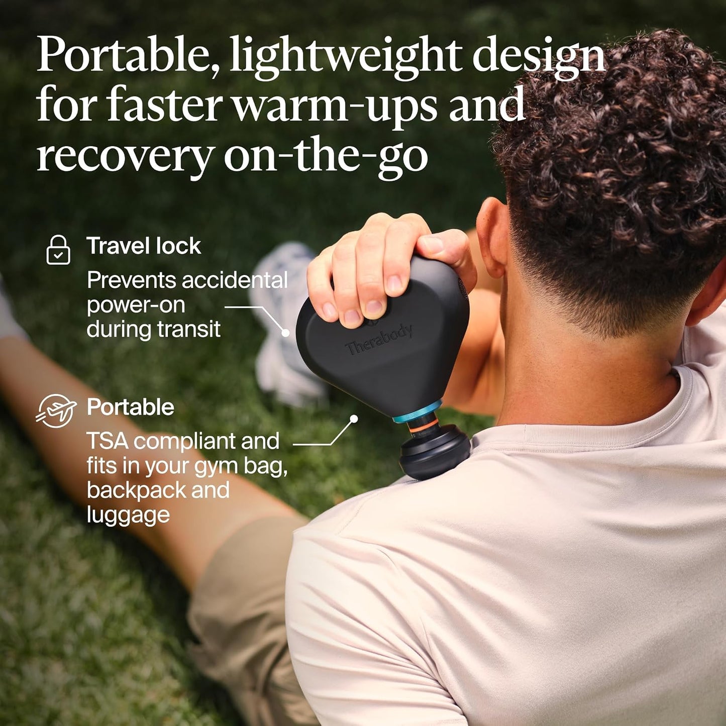 TheraGun Mini (3rd Generation) by Therabody – Ultra-Portable Massage Gun and Travel Essential for Fast, Effective Pain and Tension Relief Anywhere (Black)