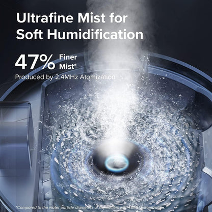 Levoit Humidifiers for Bedroom, Smart Warm and Cool Mist, Symptom Relief