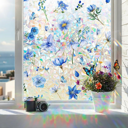 Coavas Blackout Window Privacy Film, Geometric Pattern, 11.8" x 78.7"