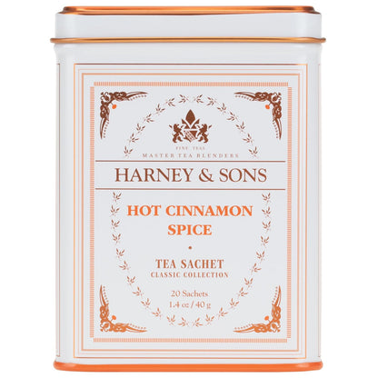Harney & Sons Classic Hot Cinnamon Spice Tea, 20 Tea Sachets, 1.4 oz