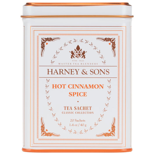 Harney & Sons Classic Hot Cinnamon Spice Tea, 20 Tea Sachets, 1.4 oz