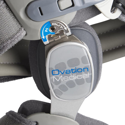 Ovation Medical Game Changer Unloader Left Knee Brace - Lightweight, Low Profile OA Knee Brace for Arthritis Pain and Support - Premium Knee Support for Medial and Lateral Knee Pain (Left)