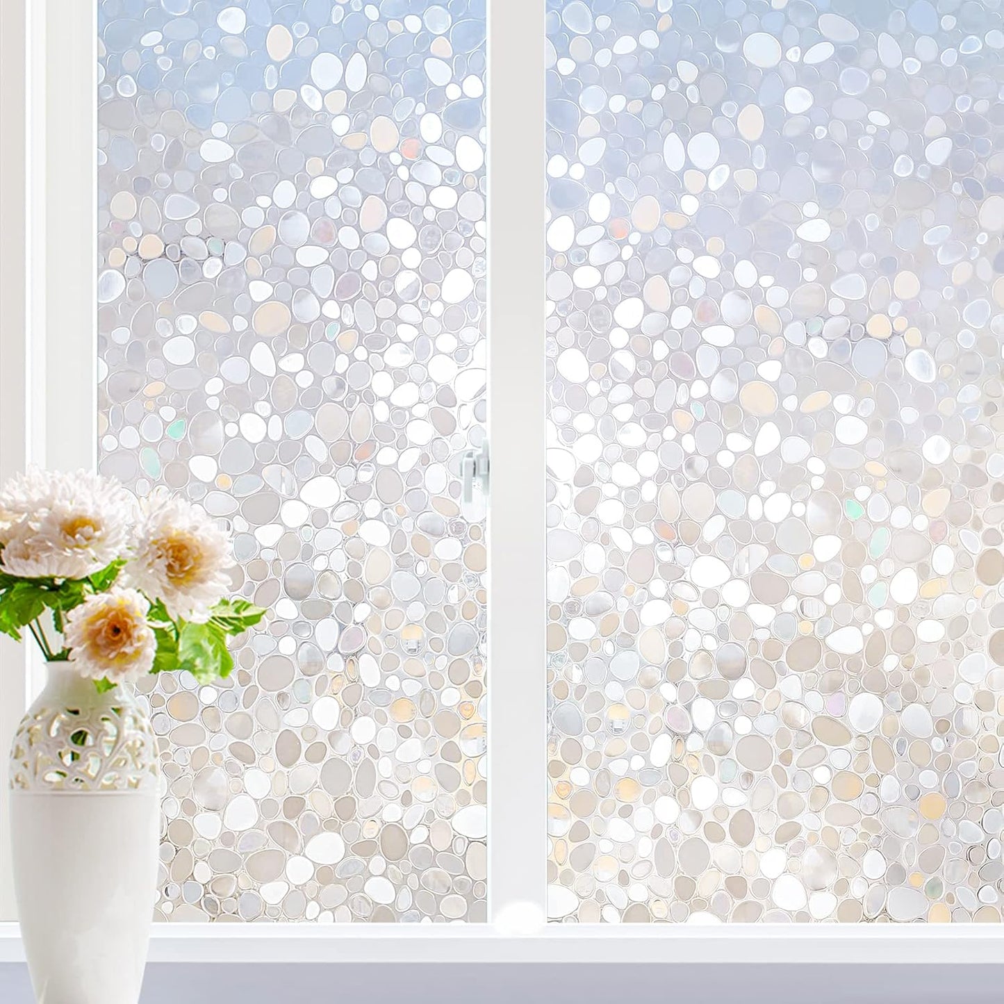 rabbitgoo Blackout Window Film Room Darkening Light Blocking 17.5" x 78.7" | Removable Static Cling without Glue, Tint & Privacy Film for Window Inside, Day & Night Sleep for Home Garage Bedroom House