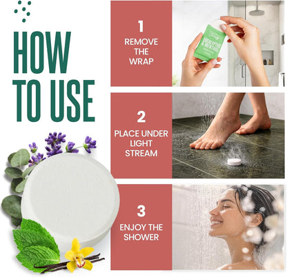 Cleverfy Shower Steamers Aromatherapy Gifts for Women and Men, 18 Tablets