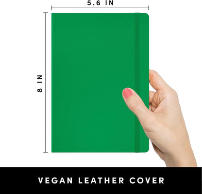 PAPERAGE Lined Journal Notebook, Hardcover Journal for Women & Men, 160 Pages, (5.6 in x 8 in), College Ruled Journaling Notebook for Work, School Supplies & Note Taking, (Black)