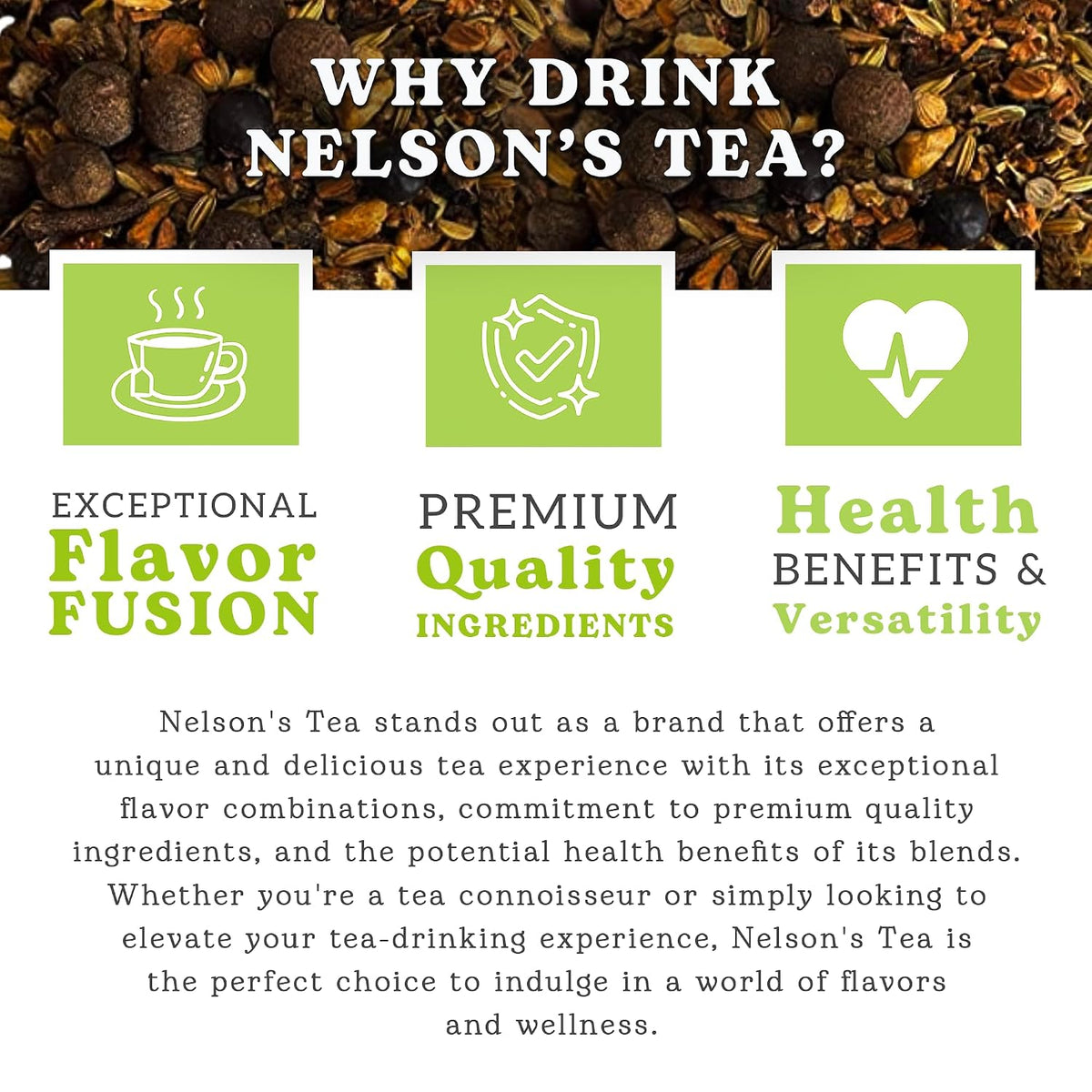 Nelson's Tea AandJ's Root Beer Sarsaparilla Loose Leaf Harmonious Tea, 2 oz
