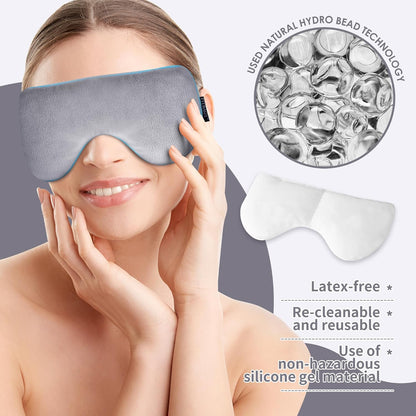 Microwave Activated Thermal Eye Masks for Dry Eye,Styes and Eyestrain,Eye Masks Provide Comfortable Heat Therapy for Effective Eye Relief, Gray