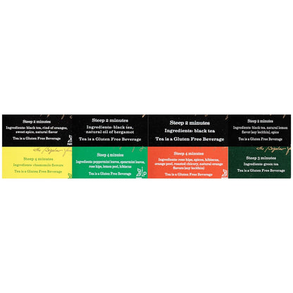 Bigelow Tea Caffeine Free 6 Flavor Herbal Tea Variety Pack, Decaf Tea with Mint Medley, Cozy Chamomile, Orange and Spice, Sweet Dreams, Perfect Peach, and Lemon Ginger, (Pack of 6), 118 Total Tea Bags