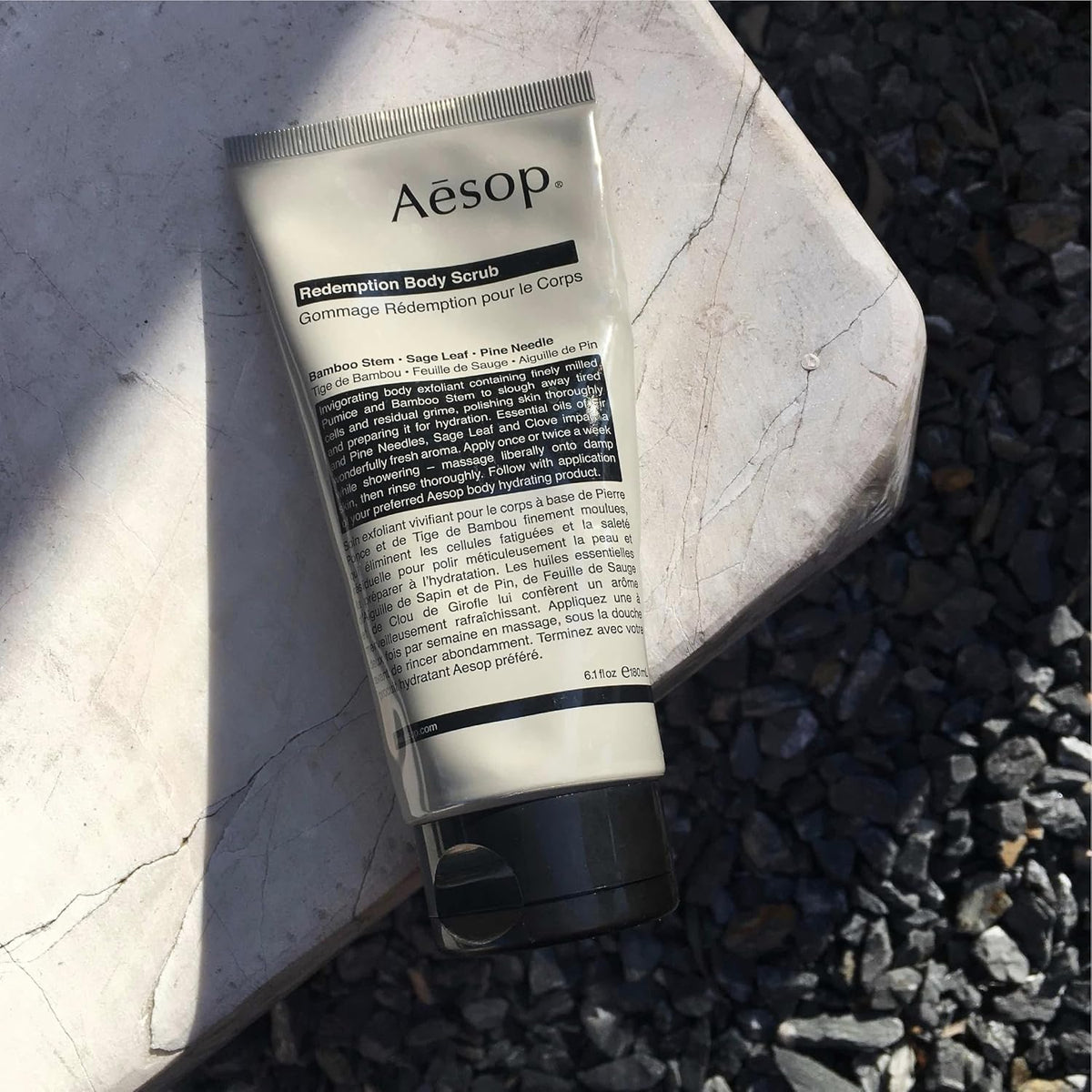 Aesop Geranium Leaf Body Scrub, Exfoliating Body Polish, Smooth Skin, 6.2oz