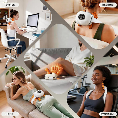 2026 Upgraded Shoulder and Neck Massager with Heat Heated Massager, Neck Massager with Fingers, Shoulder Massager with Hands,2-Level Heated Simulates a Real Palm Massage for Comfort (Green)