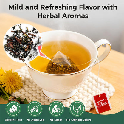50 Bags Premium Natural Hibiscus Tea, 100% Pure Organic Hibiscus Flowers Herbal Tea, Caffeine-Free, Rich in Natural Goodness and Flavor, No Sugar, Gluten-Free, Vegan