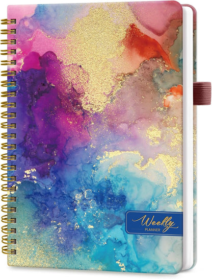 Taja Undated Weekly Planner, To Do List Notebook with Habit Tracker, A5