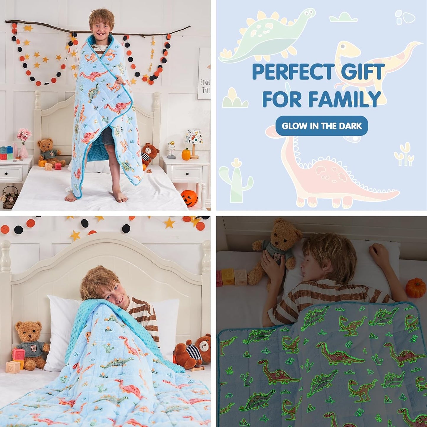 yescool Weighted Lap Pad 2 Pounds Weighted Lap Blanket, Space Plane Small Weighted Blanket, Weighted Throw Blanket Gifts for Travel Indoor Outdoor, 20"x30"