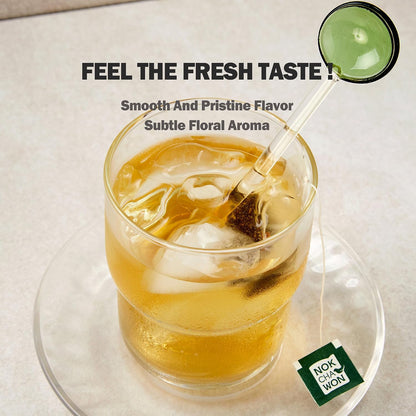 [Nokchawon] Oolong Tea, Premium Pure Tea, Semi-Fermented Tea from Korea, 50 Count Tea Bags, 2.1oz(60g)