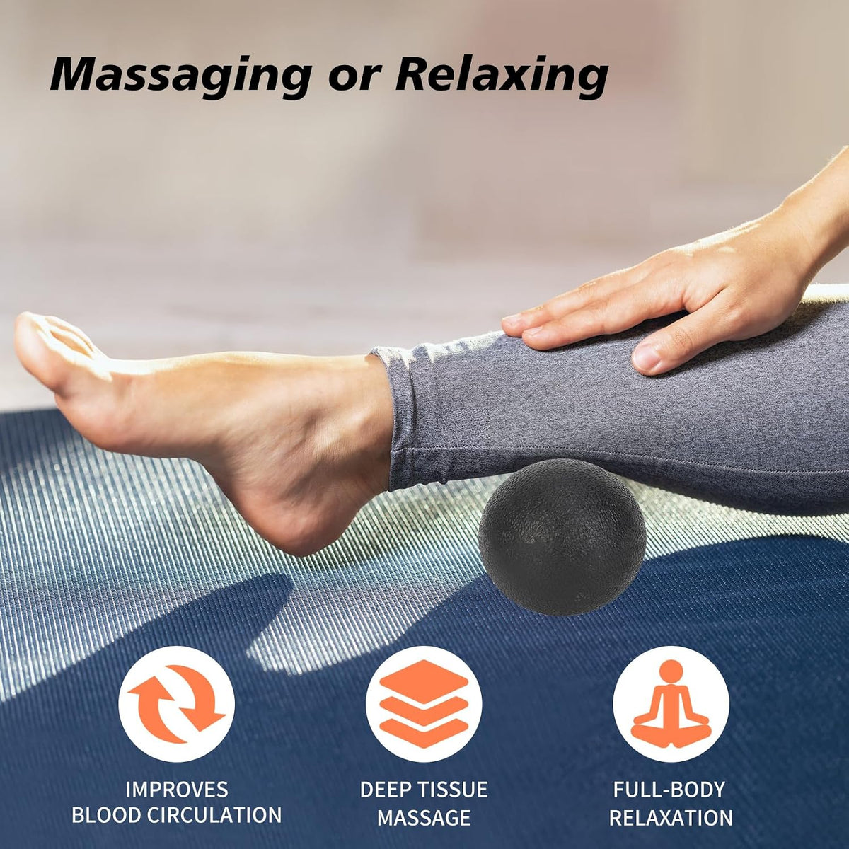 Foot Massager Roller Set for Plantar Fasciitis, Arch and Heel Pain Relief