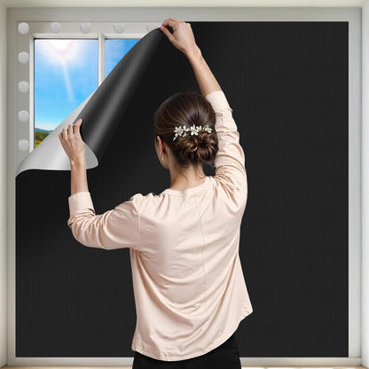 Black Out Window Cover Portable Blacout Curtains for Bedroom Guard Blinds