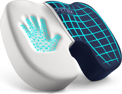 FORTEM Seat Cushion, Office Chair Cushion, Memory Foam Car Seat Cushions, Sciatica Coccyx Tailbone Pain Relief, Chair Cushions for Back Support, Sitting Pad for Gaming, Washable Cover, Non Slip