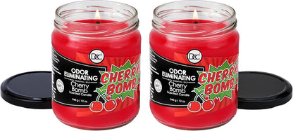 Vanilla Bean Odor Eliminating Highly Fragranced Candle - Eliminates 95% of Pet, Smoke, Food, and Other Smells Quickly - Up to 80 Hour Burn time - 12 Ounce Premium Soy Blend - Colors A
