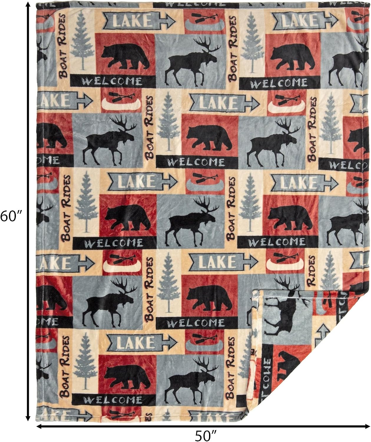 Carstens, Inc. Travel Blanket, Premium Compact 2-in-1 Airplane Blanket/Pillow, Open Sky Blue Aztec