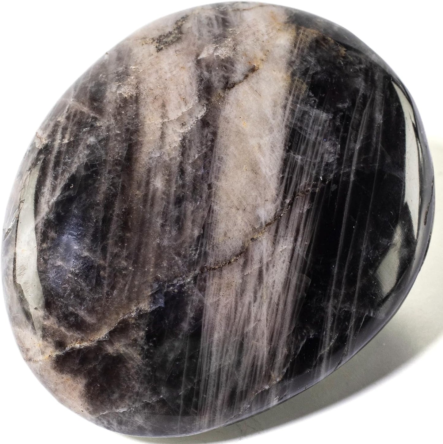 KALIFANO Palm Stone with Healing & Calming Effects - AAA+ Grade High Energy Worry Stone with Information Card - Reiki Crystal Used for Courage (Family Owned and Operated)