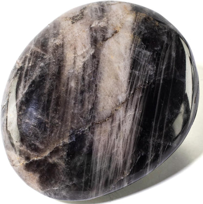 KALIFANO Palm Stone with Healing & Calming Effects - AAA+ Grade High Energy Worry Stone with Information Card - Reiki Crystal Used for Courage (Family Owned and Operated)