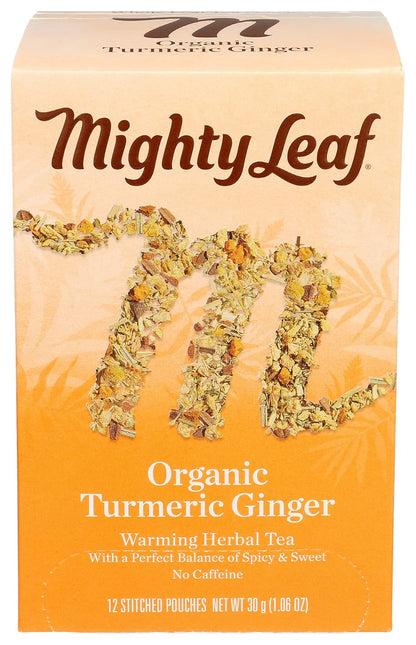 Mighty Leaf Organic Turmeric Ginger Mighty Leaf Tea, 12 CT