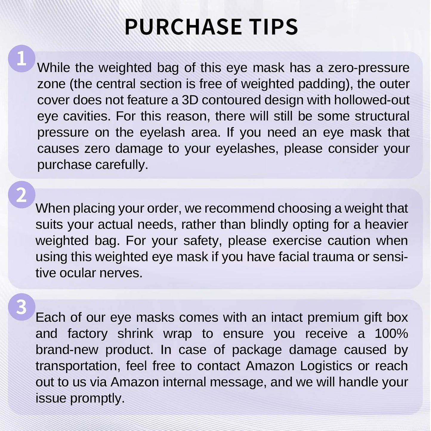 Lyocell Weighted Sleep Eye Mask for Women Men, 5.3oz & 7oz, Cooling, Removable Washable Weighted Bag, Light Blocking Eye Cover, Soft Eye Shade for Travel Essentials, Office Naps, Gift,Purple